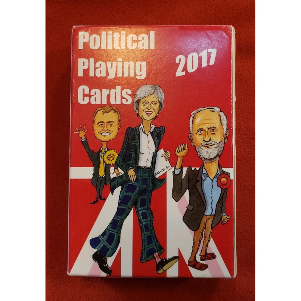 Britain UK 2017 Political Playing Cards Oliver Preston NISP
